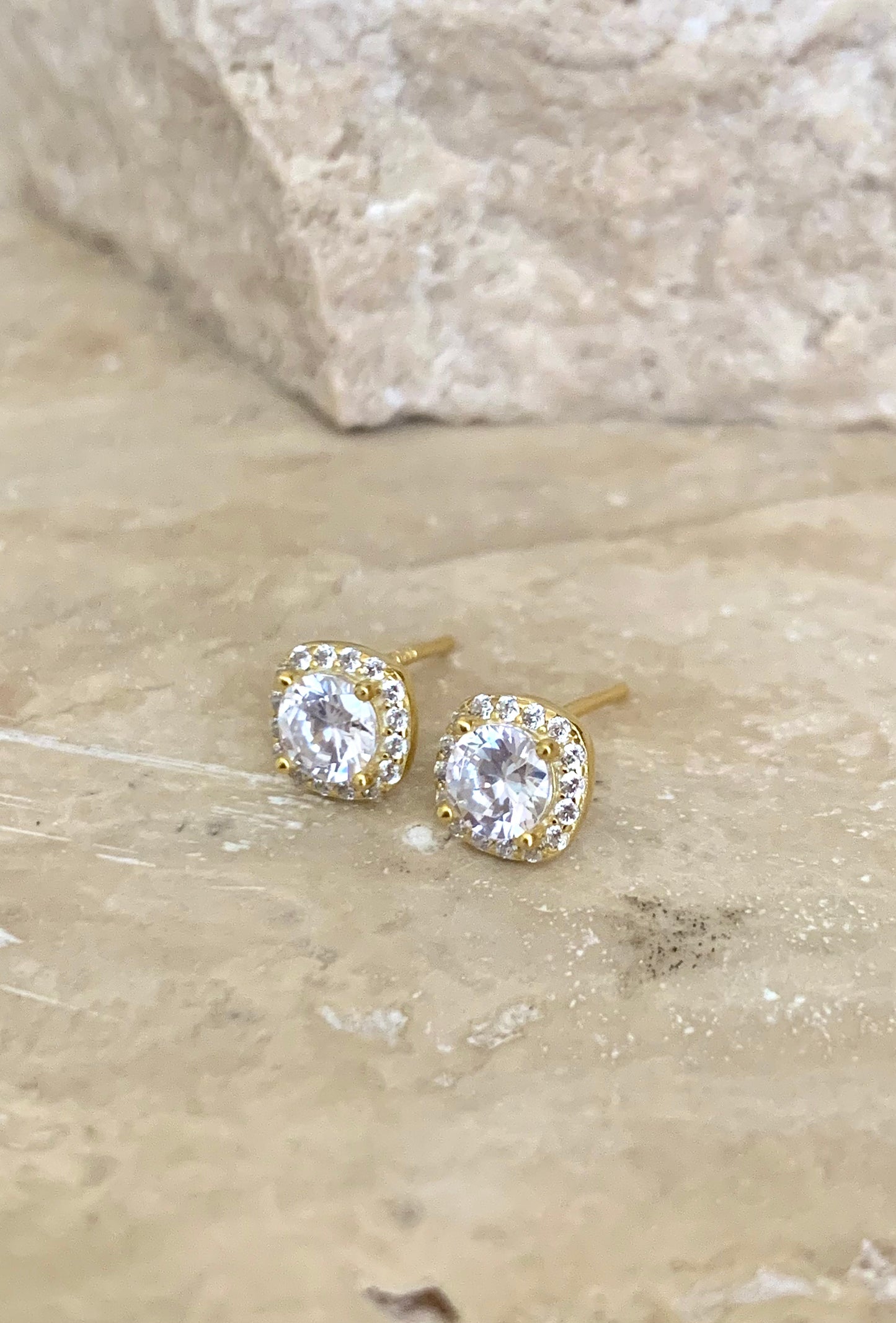 18K Small Camila Diamond Studs