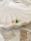 14K Emerald May Gold Ring