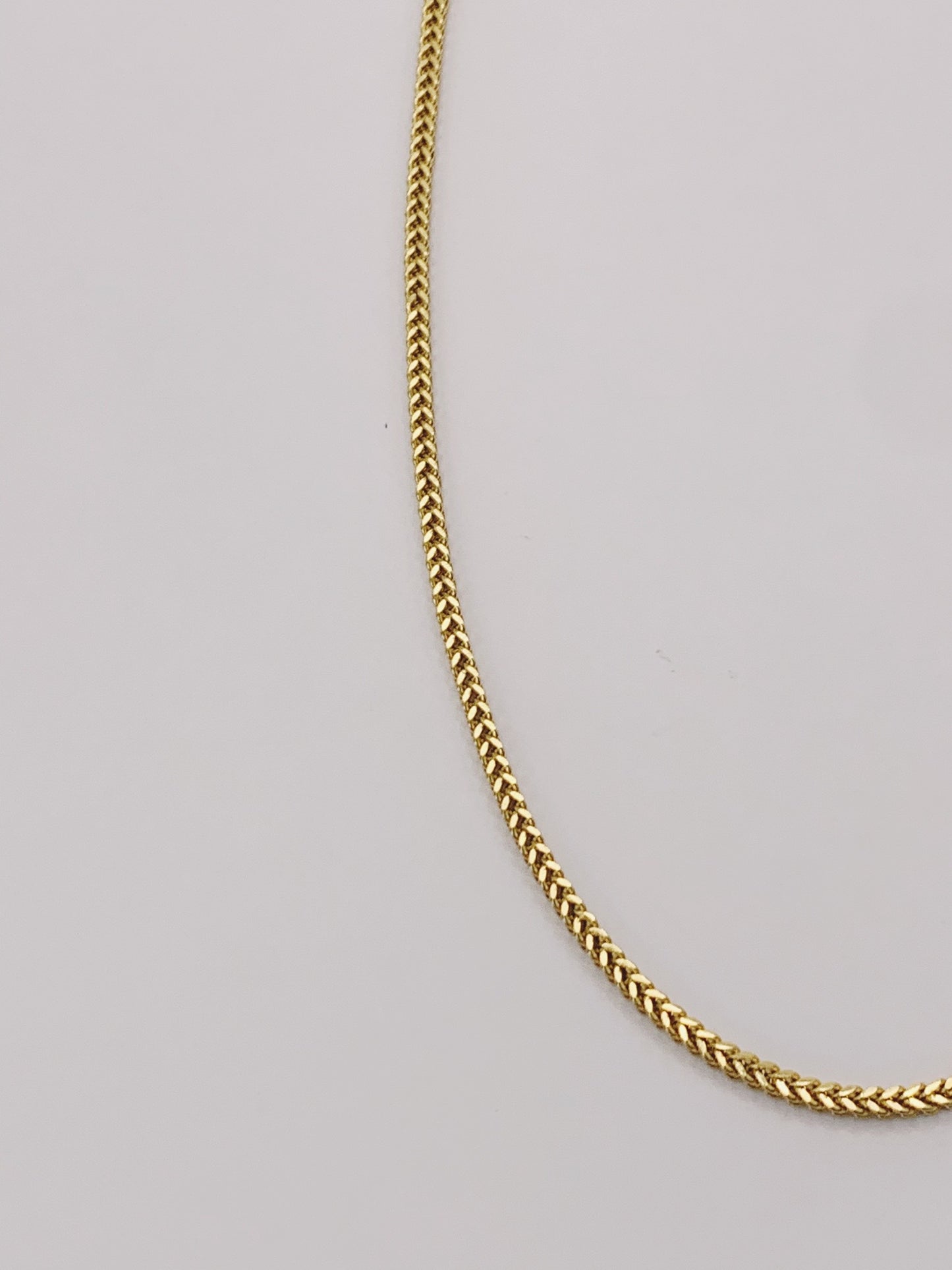 18K 2mm Elijah Franco Chain