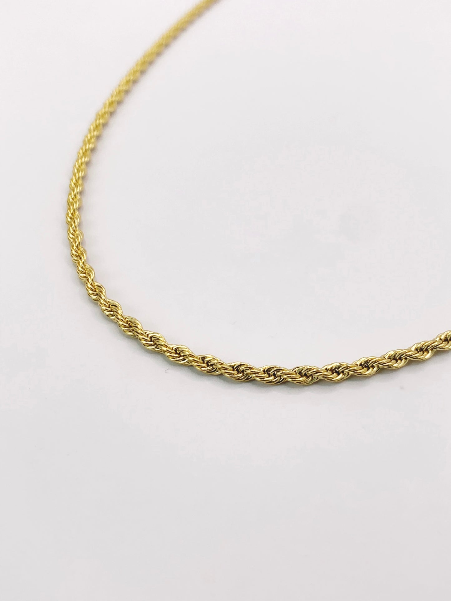 18K 3mm Kaelen Rope Chain