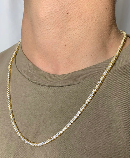 14K 24inch Ezra Diamond Chain