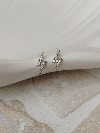 14K Diamond Lighting Studs