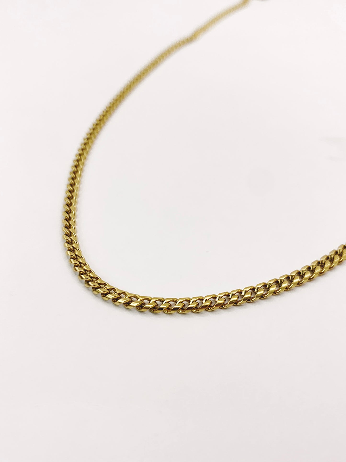 18K 3mm Arlo Cuban Chain